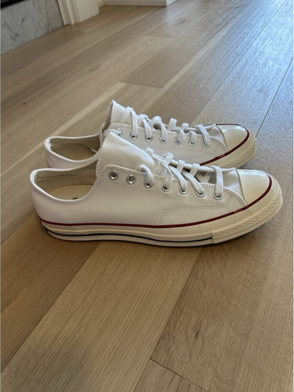 Converse CHUCK 70 OX WHITE/GARNET/EGRET Men’s Size 12